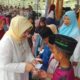 Perwiritan Akbar di Pantai Labu, Ny. Jelita Asri Ludin Tambunan: Tanamkan Nilai Agama kepada Anak Sejak Dini