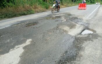 Kerusakan Jalan Nasional di Siabu: Kasat Lantas Surati BBJN untuk Segera Diperbaiki