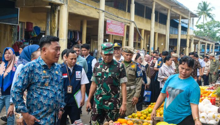 Pastikan Kebutuhan Pokok Cukup, Wabup Deliserdang Sidak Pasar Tradisional dan Pasar Modern