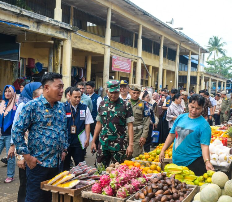 Pastikan Kebutuhan Pokok Cukup, Wabup Deliserdang Sidak Pasar Tradisional dan Pasar Modern