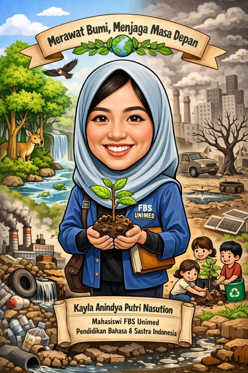 Ketua TP PKK Kabupaten Langkat Apresiasi Puisi  Kayla Anindya Putri Nasution