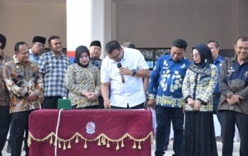 Asri Ludin Tambunan Resmikan Kantor Damkarmat Deliserdang