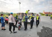 Jaga Kamtibmas Ramadhan, Satlantas Polres Binjai Gelar Patroli Gabungan Pasca Subuh