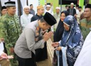 Kapolres Labuhanbatu Bersama Bupati Labura Safari Ramadhan di Masjid Syuhada