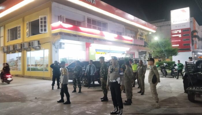 Patroli Gabungan Sisir Kota Rantauprapat