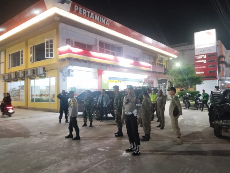 Patroli Gabungan Sisir Kota Rantauprapat