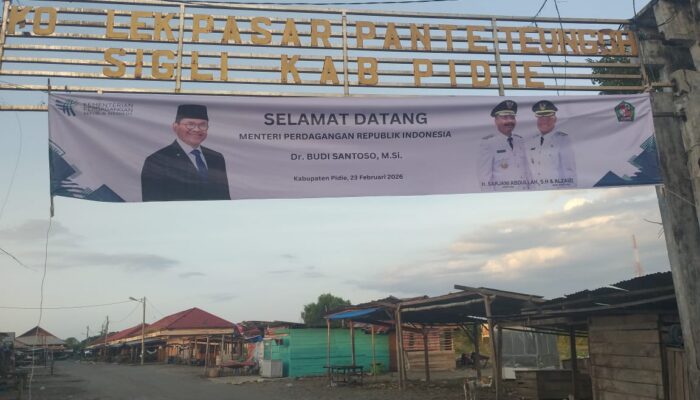 Hari Ini Mendag Kunjungi Pidie, Cek Harga Pangan