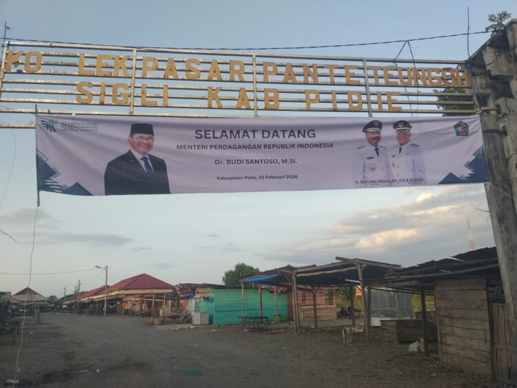 Hari Ini Mendag Kunjungi Pidie, Cek Harga Pangan