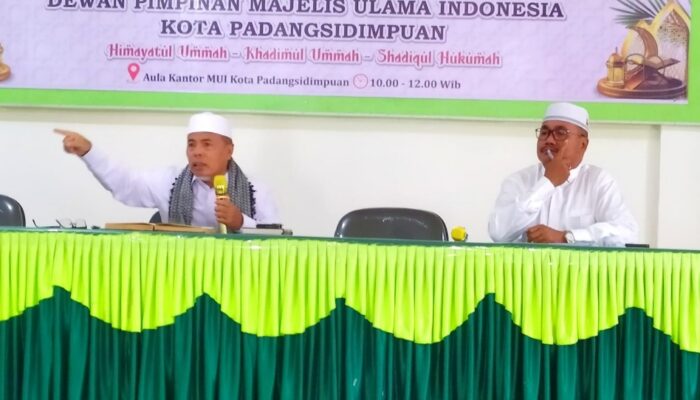 Ketua MUI P.Sidimpuan Tekankan Pentingnya Memaknai Dan Mengamalkan Ibadah Puasa