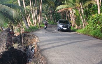 Ruas Jalan Nasional Gunungsitoli Menuju Telukdalam Bertabur Lubang, Perlu Perbaikan