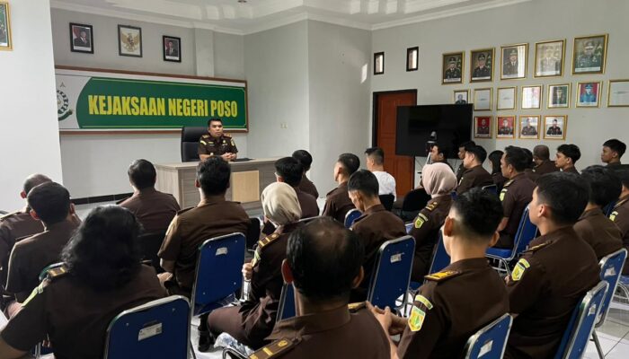 Kejari Poso Gelar Rapat Monev Menuju WBK dan WBBM Tahun 2026