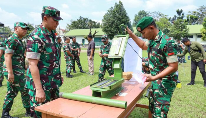 Pangdam I/BB Tinjau Alat Insinerator, Produksi Paving Block Dan Genteng di Bengrah I Medan