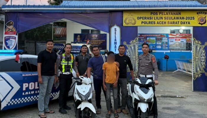 Aksi Balap Liar Resahkan Warga, Satlantas Polres Abdya Turun Tangan