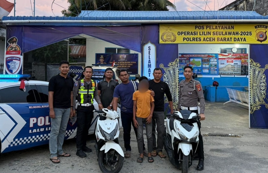 Aksi Balap Liar Resahkan Warga, Satlantas Polres Abdya Turun Tangan