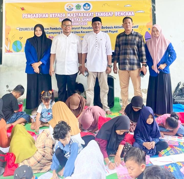 Kelas Darurat Edu-Relief, Bangkitkan Semangat Anak Penyitas Bencana Aceh Tamiang