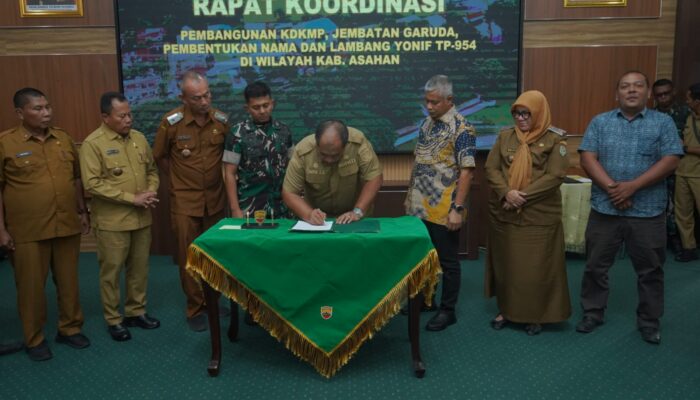 Bupati Asahan Dukung Penuh Pembentukan Yonif TP-954 dan Pembangunan KDKMP