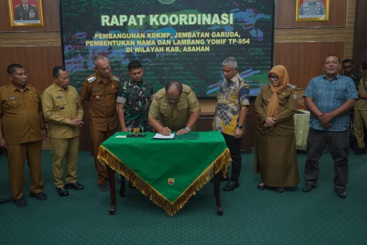 Bupati Asahan Dukung Penuh Pembentukan Yonif TP-954 dan Pembangunan KDKMP