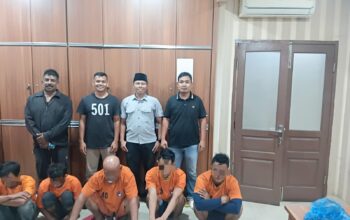 Polres Asahan Ciduk 5 Pria dalam Aksi Anti Narkoba
