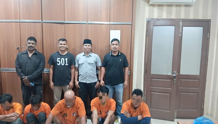 Polres Asahan Ciduk 5 Pria dalam Aksi Anti Narkoba
