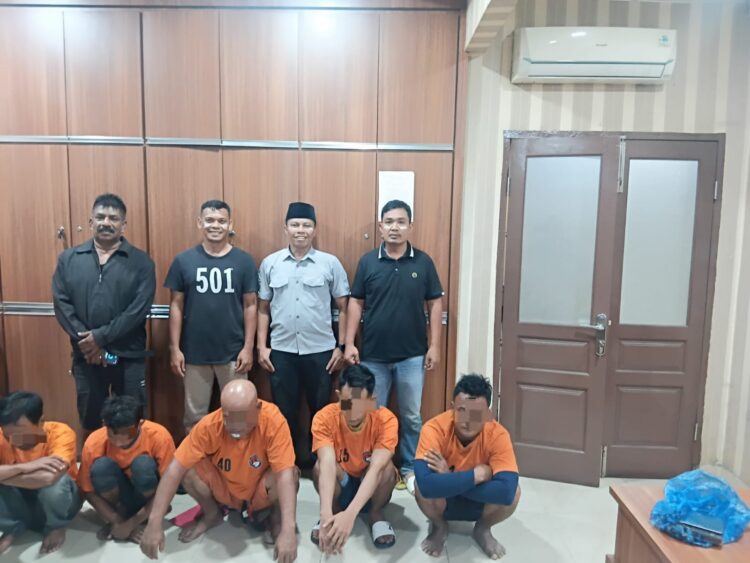 Polres Asahan Ciduk 5 Pria dalam Aksi Anti Narkoba