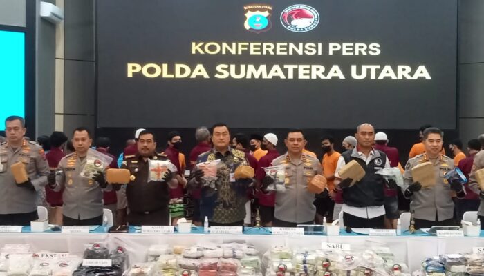Periode Januari-Februari Polda Sumut Ungkap 923 Kasus Narkoba, 1.118 Tersangka Diamankan