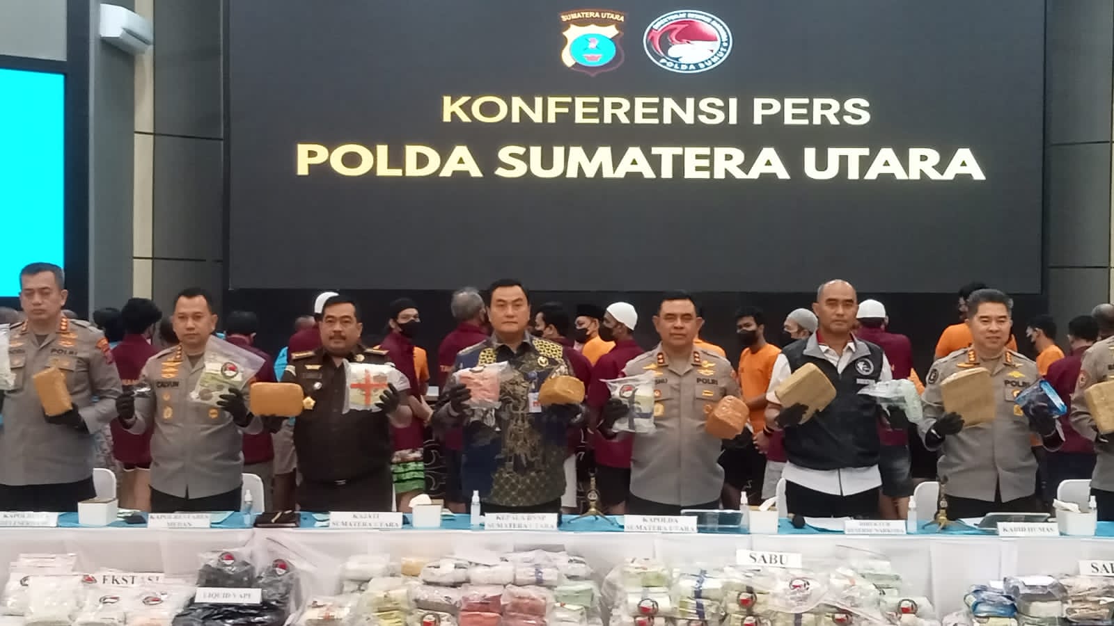 Periode Januari-Februari Polda Sumut Ungkap 923 Kasus Narkoba, 1.118 Tersangka Diamankan