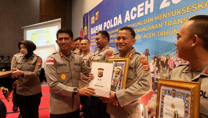 Raih Juara 2 Ajang Lomba Video Pendek, Kapolres Agara Terima Penghargaan Dari Kapolda Aceh