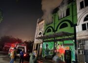 THM di Komplek Terminal Madya Kisaran Terbakar