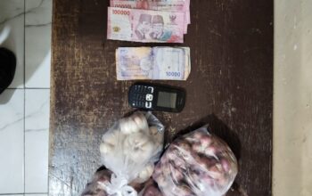 Warga Medan Diduga Edarkan Uang Palsu Di Pajak Baru Perbaungan, Modus Beli Bawang