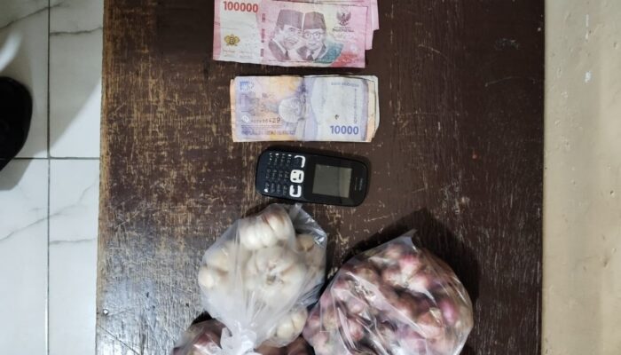 Warga Medan Diduga Edarkan Uang Palsu Di Pajak Baru Perbaungan, Modus Beli Bawang
