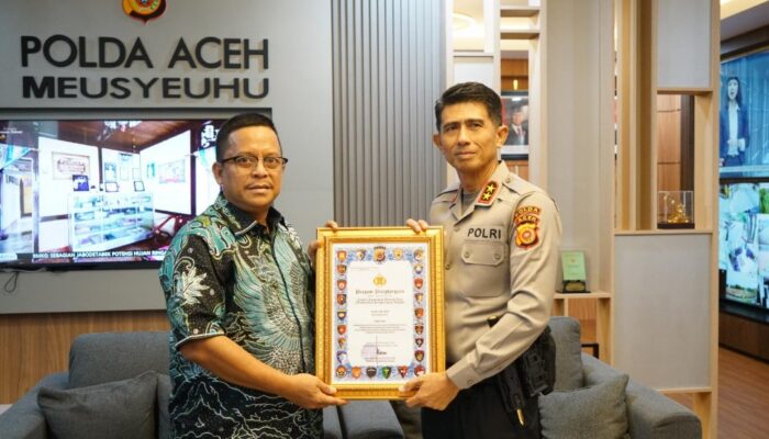 PTPN IV Regional VI Raih Penghargaan Kapolda Aceh Atas Kontribusi Percepatan Penanganan Bencana Dan Pembangunan Huntap Aceh Tamiang