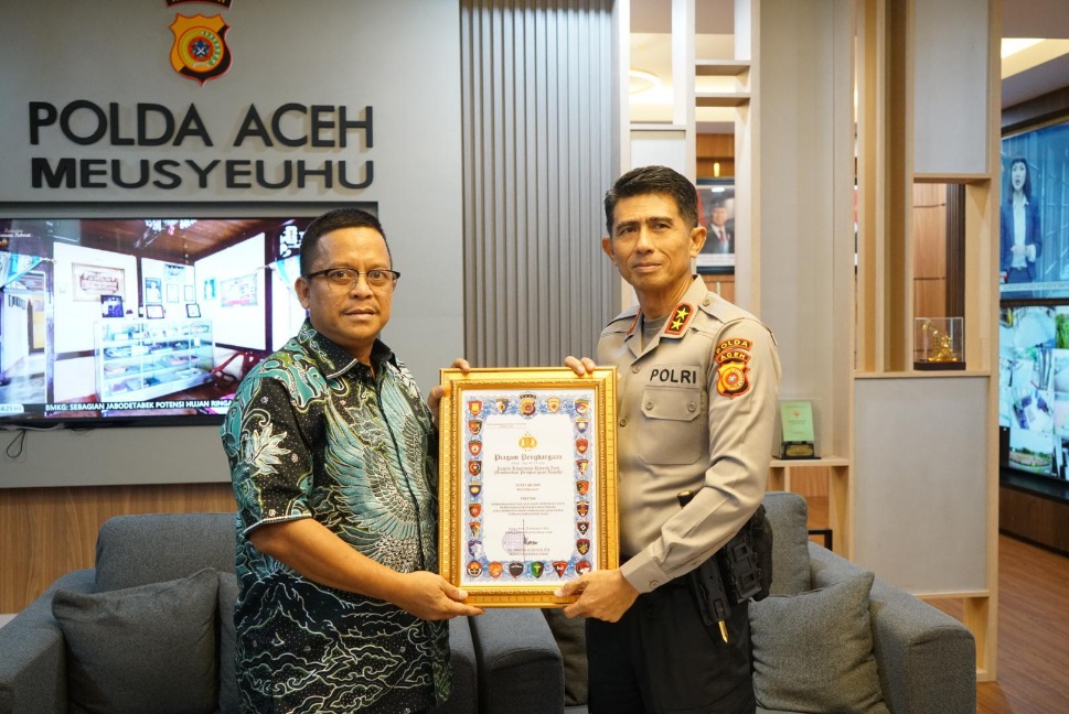 PTPN IV Regional VI Raih Penghargaan Kapolda Aceh Atas Kontribusi Percepatan Penanganan Bencana Dan Pembangunan Huntap Aceh Tamiang