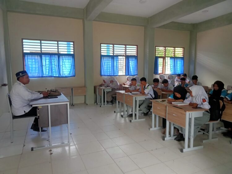 SMKN 1 Pantai Labu Isi Ramadan dengan Tadarus, Salat Duha dan Materi Ibadah