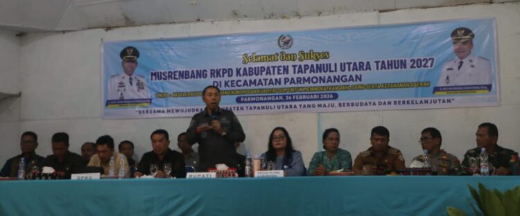 Bupati Taput Tetapkan Tiga Fokus Pembangunan, Parmonangan Jadi Sentra Kemenyan