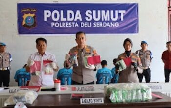Polresta Deliserdang Bongkar Kasus 33 Kg Sabu