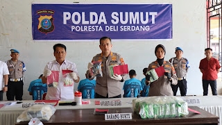 Polresta Deliserdang Bongkar Kasus 33 Kg Sabu