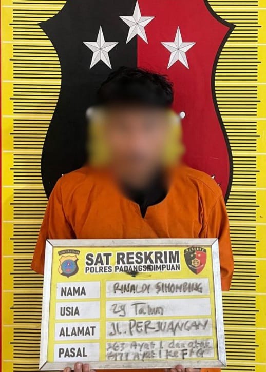 Setahun Pelarian, Pencuri Emas Ratusan Juta Rupiah Ditangkap Polres Sidimpuan