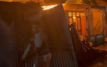 Rumah Warga Nagur Nyaris Ludes Terbakar Saat Tarawih