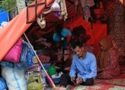 Tiga Bulan Pascabanjir, M Amin Sekeluarga Belum Dapat DTH dan Masih Bertahan di Tenda Darurat