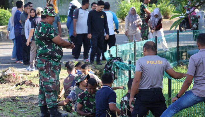 TNI-Polri Bersama Forkopimda Gelar Jumat Bersih di Taman I Love Sabang, Dukung Gerakan Indonesia ASRI