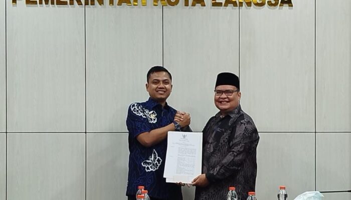 Wali Kota Langsa Tunjuk Arif Firmansyah sebagai Plt Direktur dan Dewas PDAM