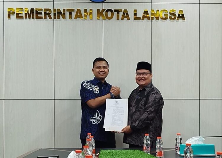 Wali Kota Langsa Tunjuk Arif Firmansyah sebagai Plt Direktur dan Dewas PDAM