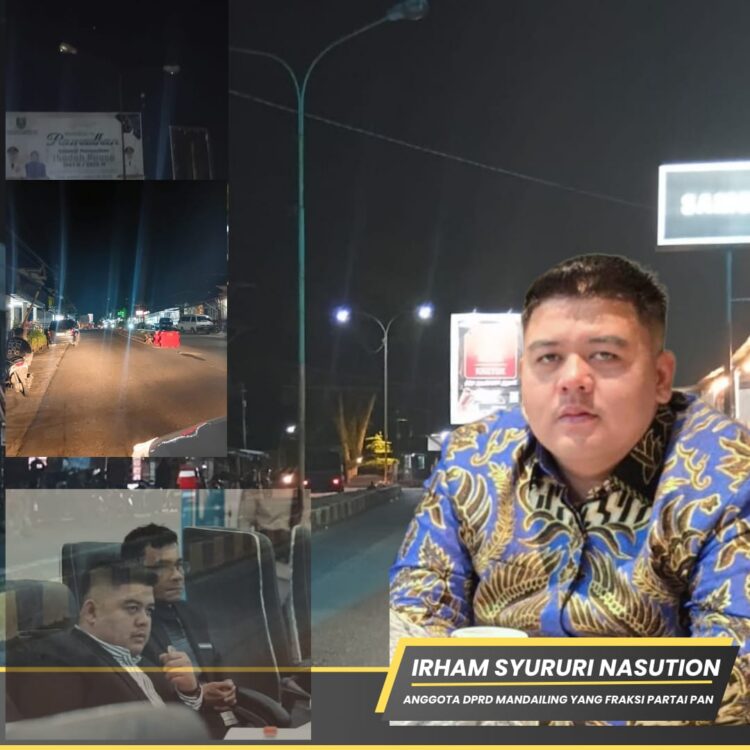 Legislator Muda Desak Pemkab Madina Perbaiki Lampu Jalan dan Rambu di Kotanopan