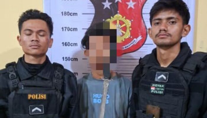Pemuda Bawa Samurai Diamankan Saat Patroli Polda Sumut di Belawan, Rekannya Kabur