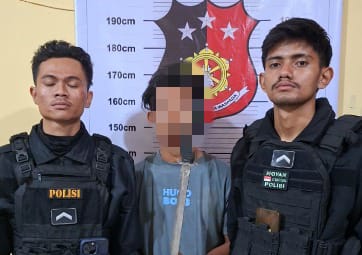 Pemuda Bawa Samurai Diamankan Saat Patroli Polda Sumut di Belawan, Rekannya Kabur