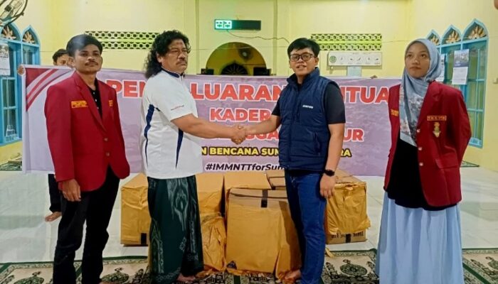 DPD IMM Sumut Salurkan Bantuan Untuk Korban Bencana Tapsel