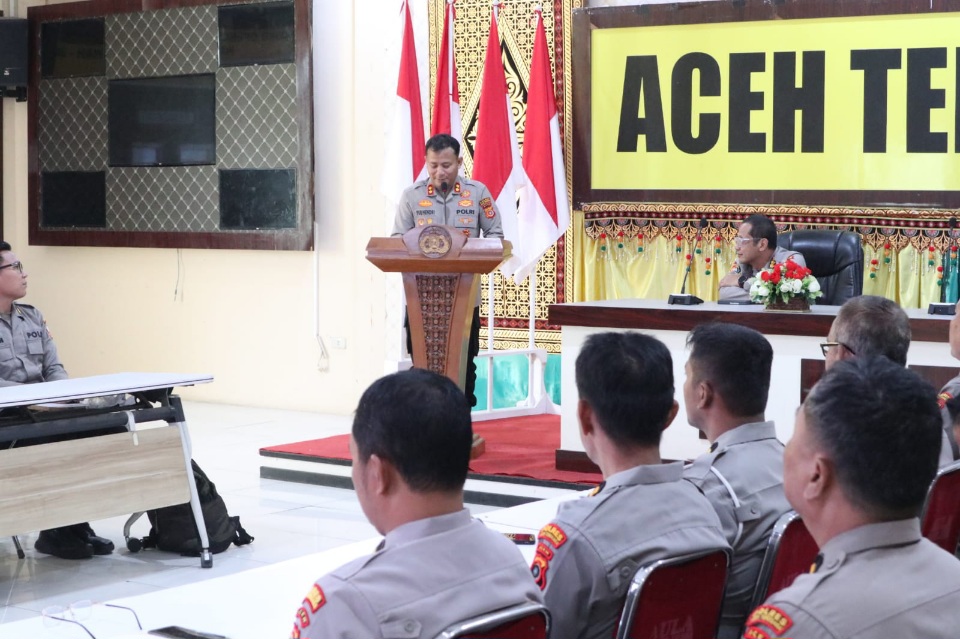 Kapolres Agara Lepas Pemulangan Mahasiswa STIK Angkatan Ke-83 Lemdiklat Polri