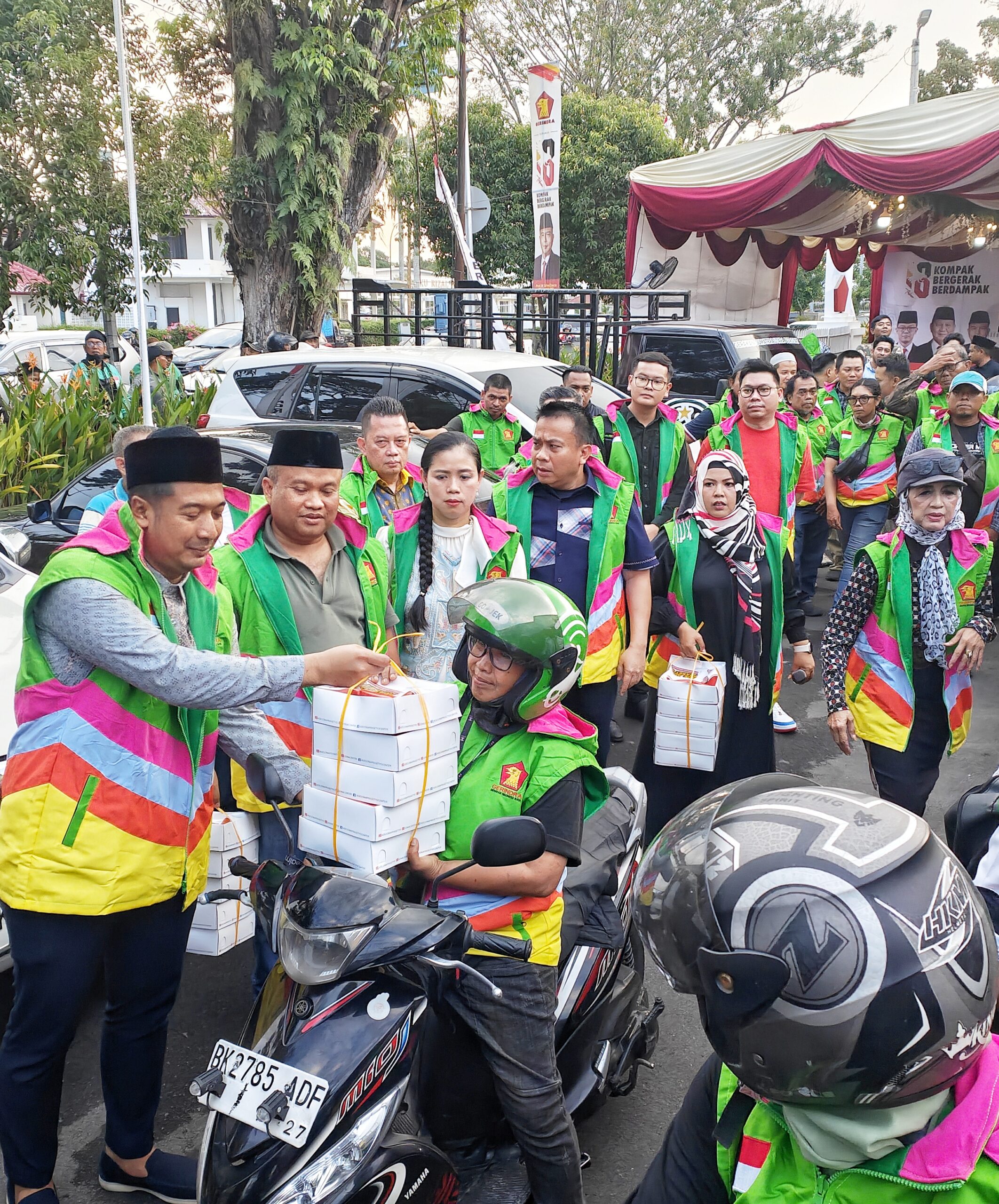 DPD Gerindra Sumut secara resmi menyerahkan 103 Kartu Tanda Anggota (KTA) kepada perwakilan anggota Kojira