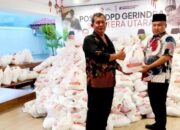 HUT ke-18 Gerindra, 10.000 Paket Sembako Dibagikan ke Masyarakat Sumut