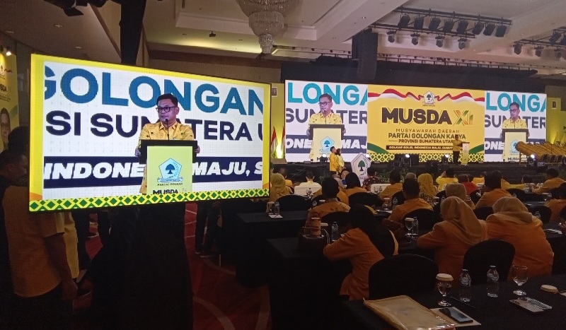 Musda XI Golkar Sumut Jadi Ajang Konsolidasi Dan Penentuan Arah Partai